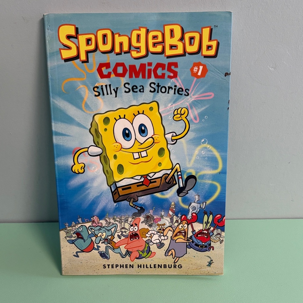SpongeBob Comics #1 Silly Sea Stories, Kids Comic Book, Reading Age 8+